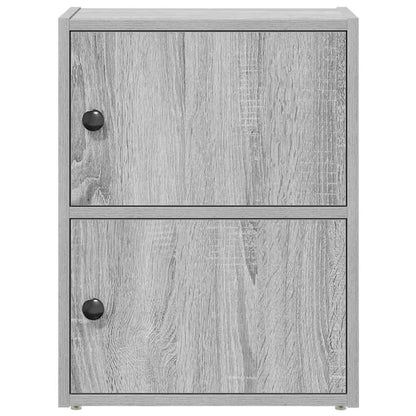 Libreria Grigio Sonoma 40x24x52 cm in Legno Multistrato