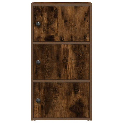 Libreria Rovere Fumo 40x24x77 cm in Legno Multistrato