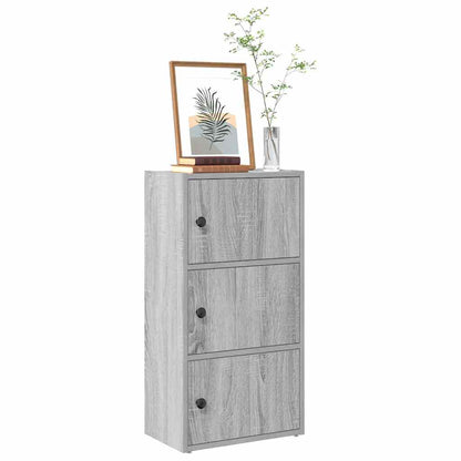 Libreria Grigio Sonoma 40x24x77 cm in Legno Multistrato