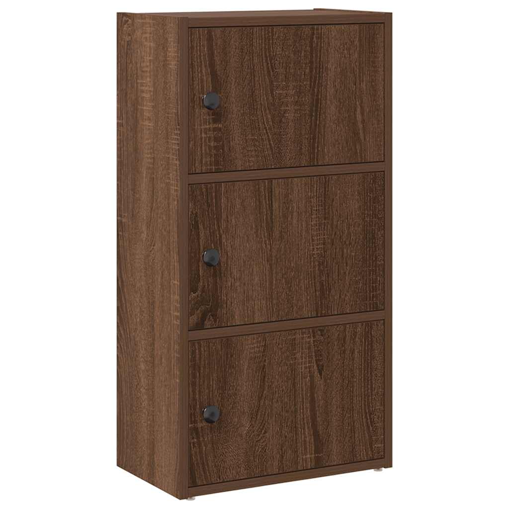 Libreria Rovere Marrone 40x24x77 cm in Legno Multistrato