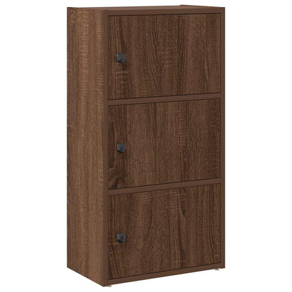 Libreria Rovere Marrone 40x24x77 cm in Legno Multistrato