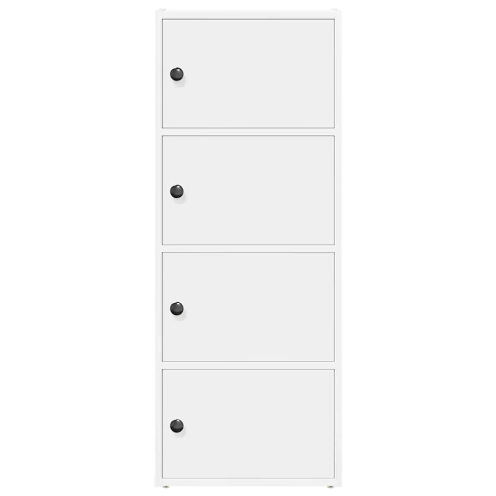 Libreria Bianca 40x24x102 cm in Legno Multistrato