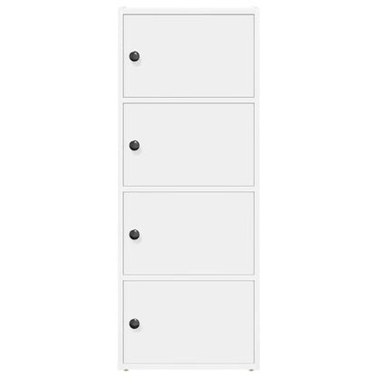 Libreria Bianca 40x24x102 cm in Legno Multistrato