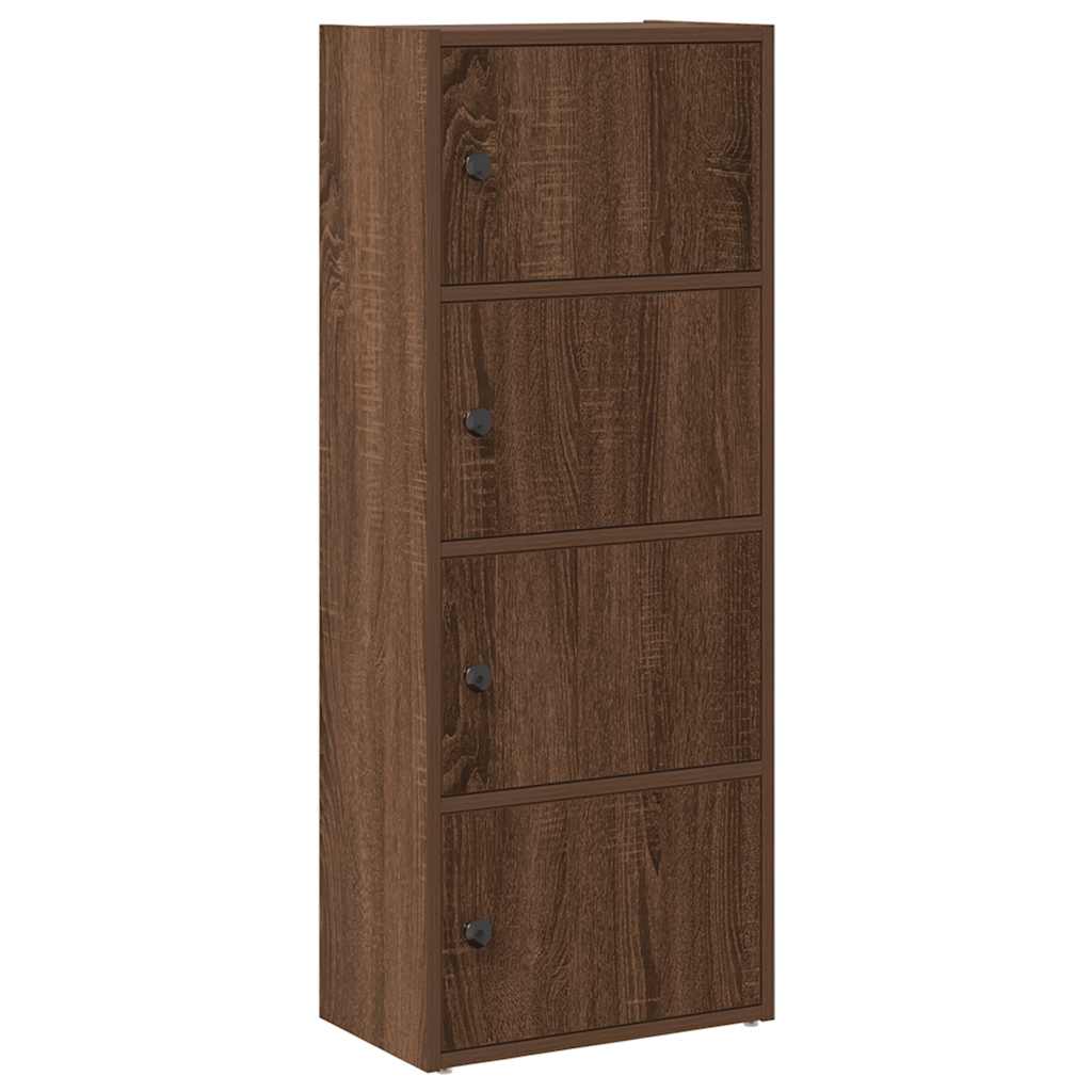 Libreria Rovere Marrone 40x24x102 cm in Legno Multistrato