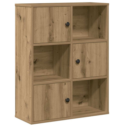 Libreria Rovere Artigianale 60x24x76,5 cm in Legno Multistrato