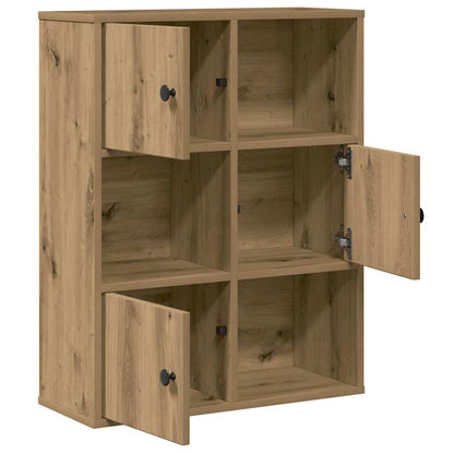 Libreria Rovere Artigianale 60x24x76,5 cm in Legno Multistrato