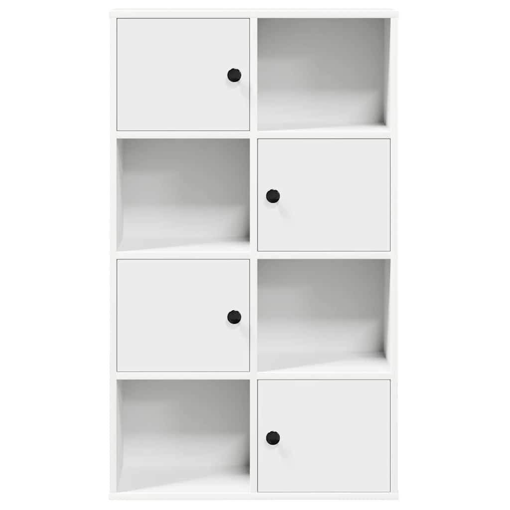 Libreria Bianca 60x24x101,5 cm in Legno Multistrato