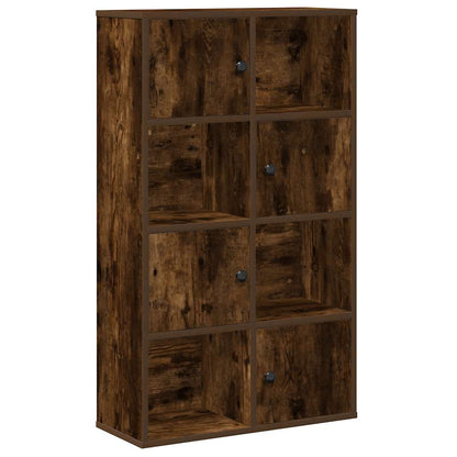 Libreria Rovere Fumo 60x24x101,5 cm in Legno Multistrato