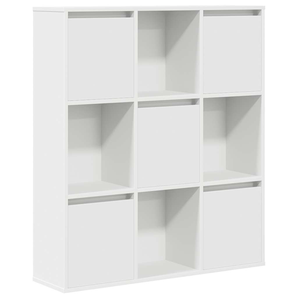 Libreria Bianca 89x24x101,5 cm in Legno Multistrato
