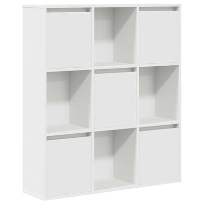 Libreria Bianca 89x24x101,5 cm in Legno Multistrato