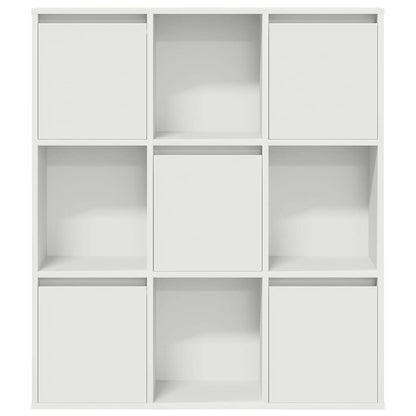 Libreria Bianca 89x24x101,5 cm in Legno Multistrato