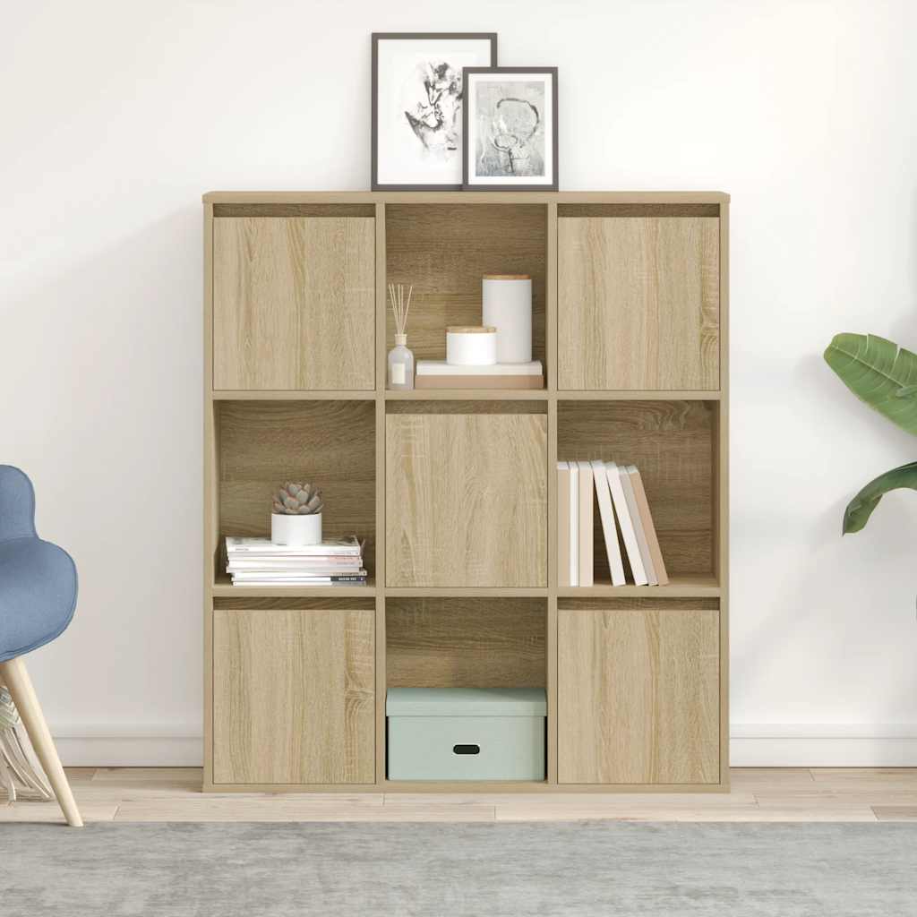 Libreria Rovere Sonoma 89x24x101,5 cm in Legno Multistrato