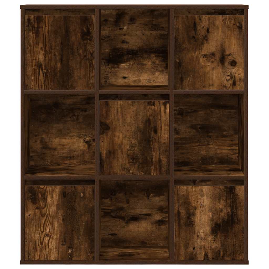 Libreria Rovere Fumo 89x24x101,5 cm in Legno Multistrato