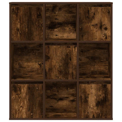 Libreria Rovere Fumo 89x24x101,5 cm in Legno Multistrato