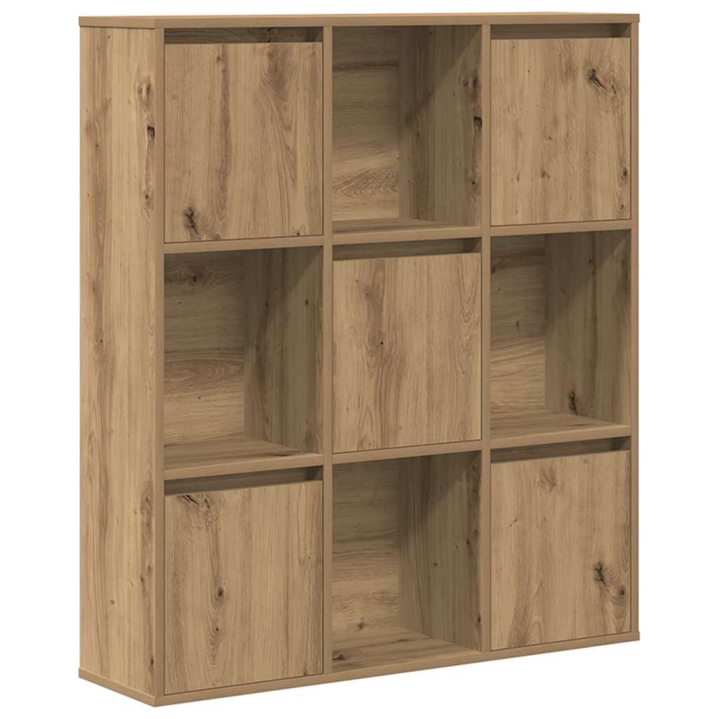 Libreria Rovere Artigianale 89x24x101,5 cm in Legno Multistrato