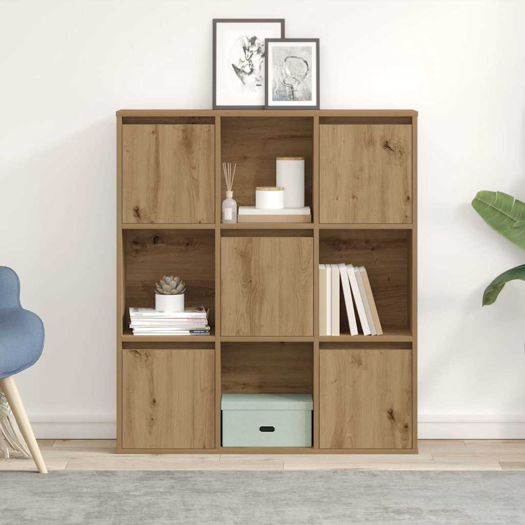 Libreria Rovere Artigianale 89x24x101,5 cm in Legno Multistrato