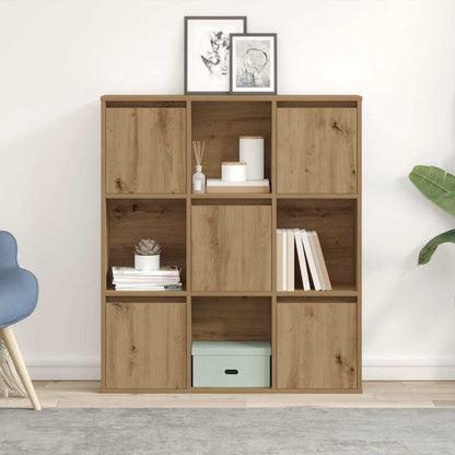 Libreria Rovere Artigianale 89x24x101,5 cm in Legno Multistrato