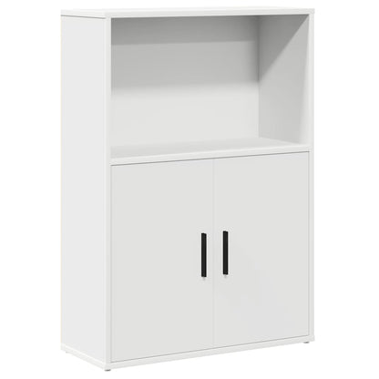 Libreria Bianca 60x24x85 cm in Legno Multistrato