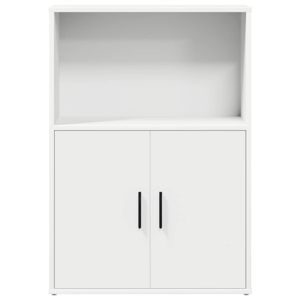 Libreria Bianca 60x24x85 cm in Legno Multistrato