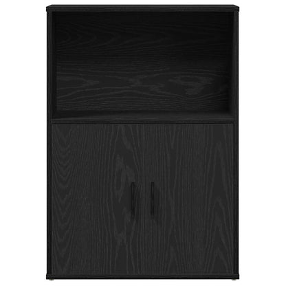 Libreria Rovere Nero 60x24x85 cm in Legno Multistrato
