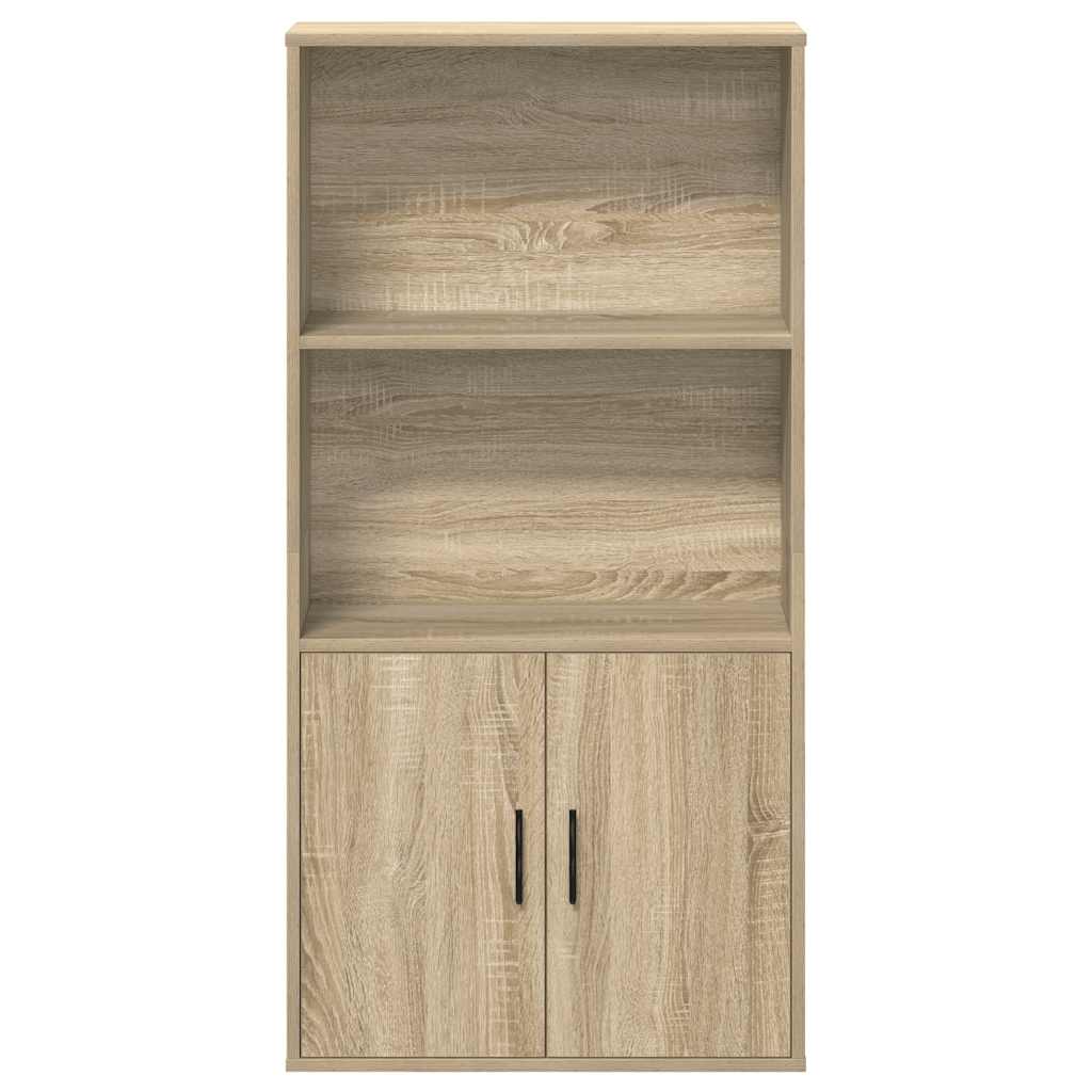 Libreria Rovere Sonoma 60x24x120 cm in Legno Multistrato