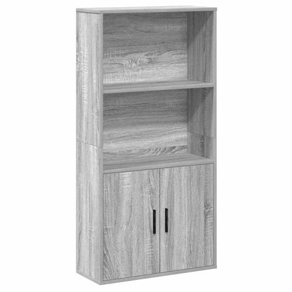 Libreria Grigio Sonoma 60x24x120 cm in Truciolato