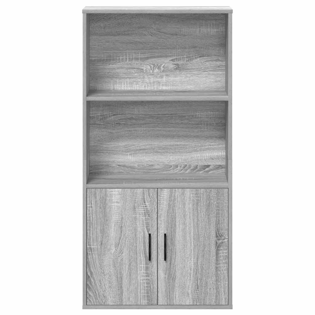 Libreria Grigio Sonoma 60x24x120 cm in Truciolato