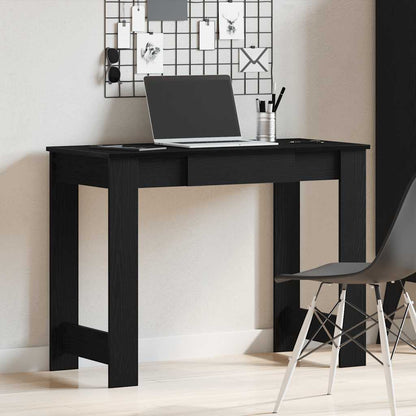 Scrivania Nera 100x45x75 cm in Legno Multistrato
