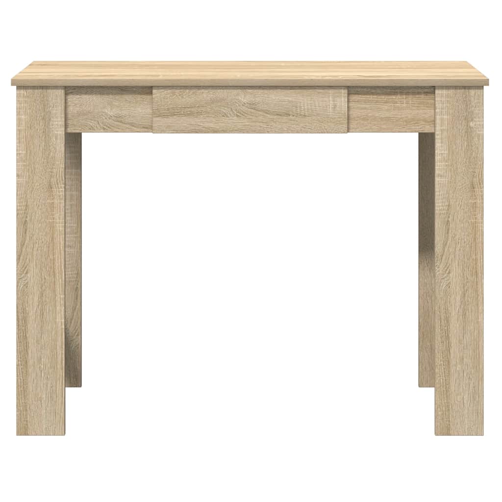 Scrivania Rovere Sonoma 100x45x75 cm in Legno Multistrato