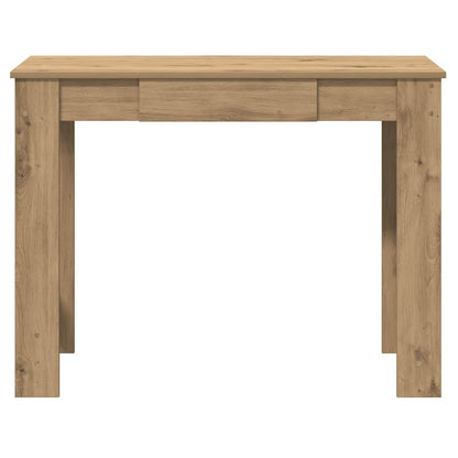 Scrivania Rovere Artigianale 100x45x75 cm in Legno Multistrato