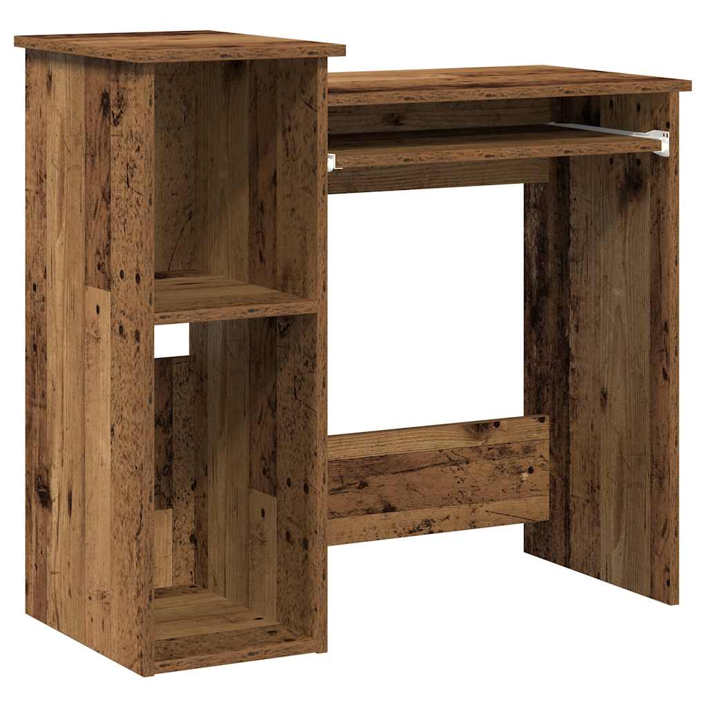 Scrivania Mensole Legno Vecchio 84x40x78 cm Legno Multistrato