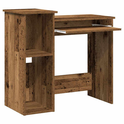 Scrivania Mensole Legno Vecchio 84x40x78 cm Legno Multistrato