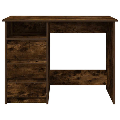 Scrivania Rovere Fumo 102x50x75 cm in Legno Multistrato