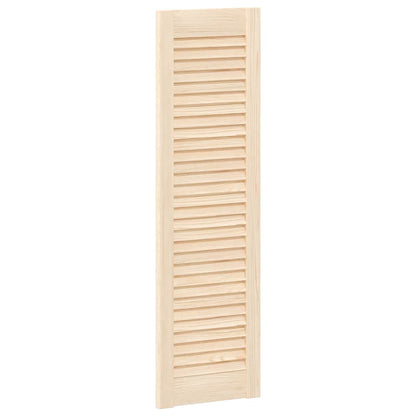 Ante con Design a Lamelle 2 pz 99x29,5 cm in Legno di Pino