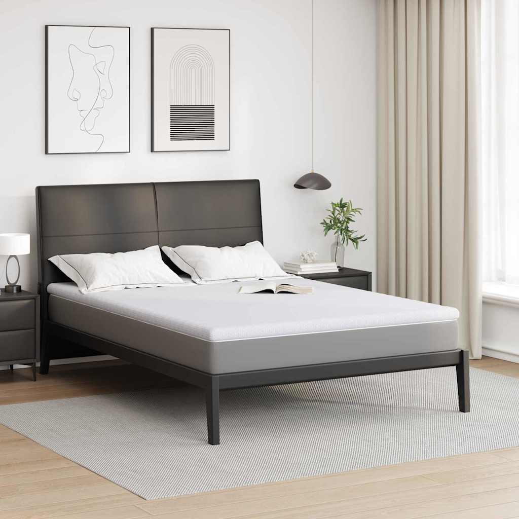 Topper per materasso Bianco 160 x 200 cm Tessuto Jacquard