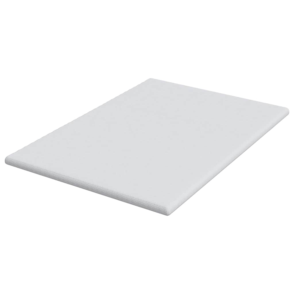 Topper per materasso Bianco 160 x 200 cm Tessuto Jacquard
