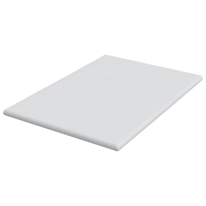 Topper per materasso Bianco 160 x 200 cm Tessuto Jacquard