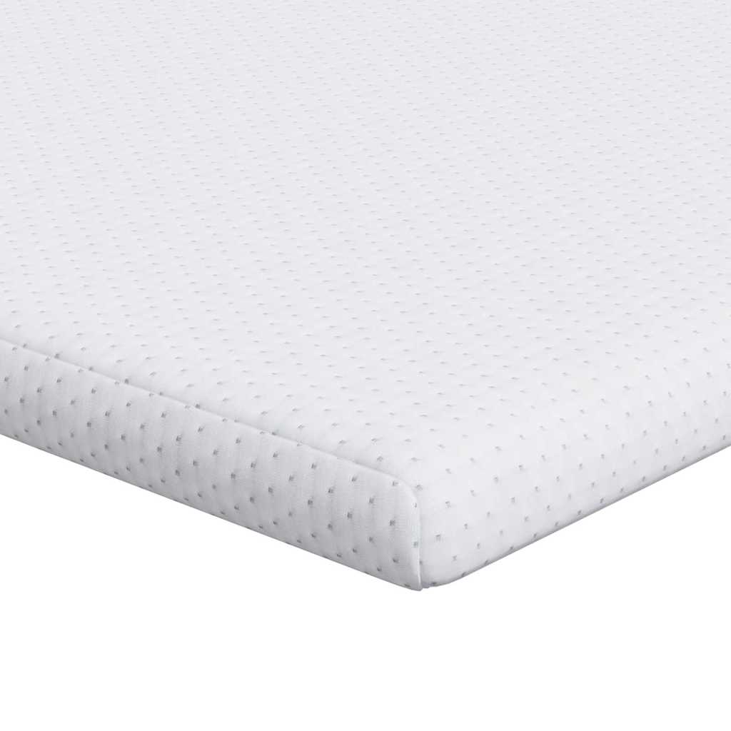 Topper per materasso Bianco 160 x 200 cm Tessuto Jacquard