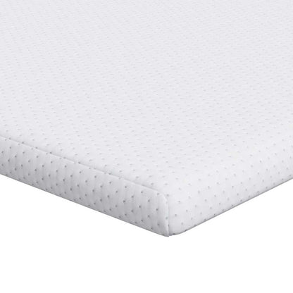 Topper per materasso Bianco 160 x 200 cm Tessuto Jacquard