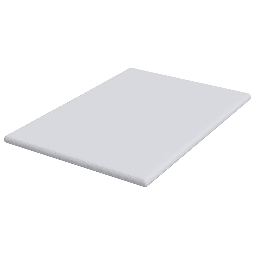 Topper per materasso Bianco 140 x 190 cm Tessuto Jacquard