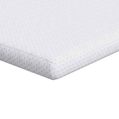 Topper per materasso Bianco 160 x 200 cm Tessuto Jacquard