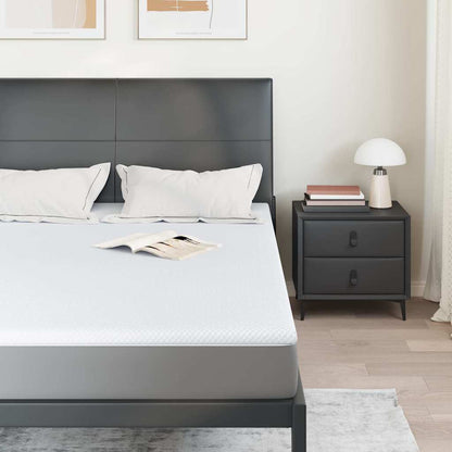 Topper per materasso Bianco 160 x 200 cm Tessuto Jacquard