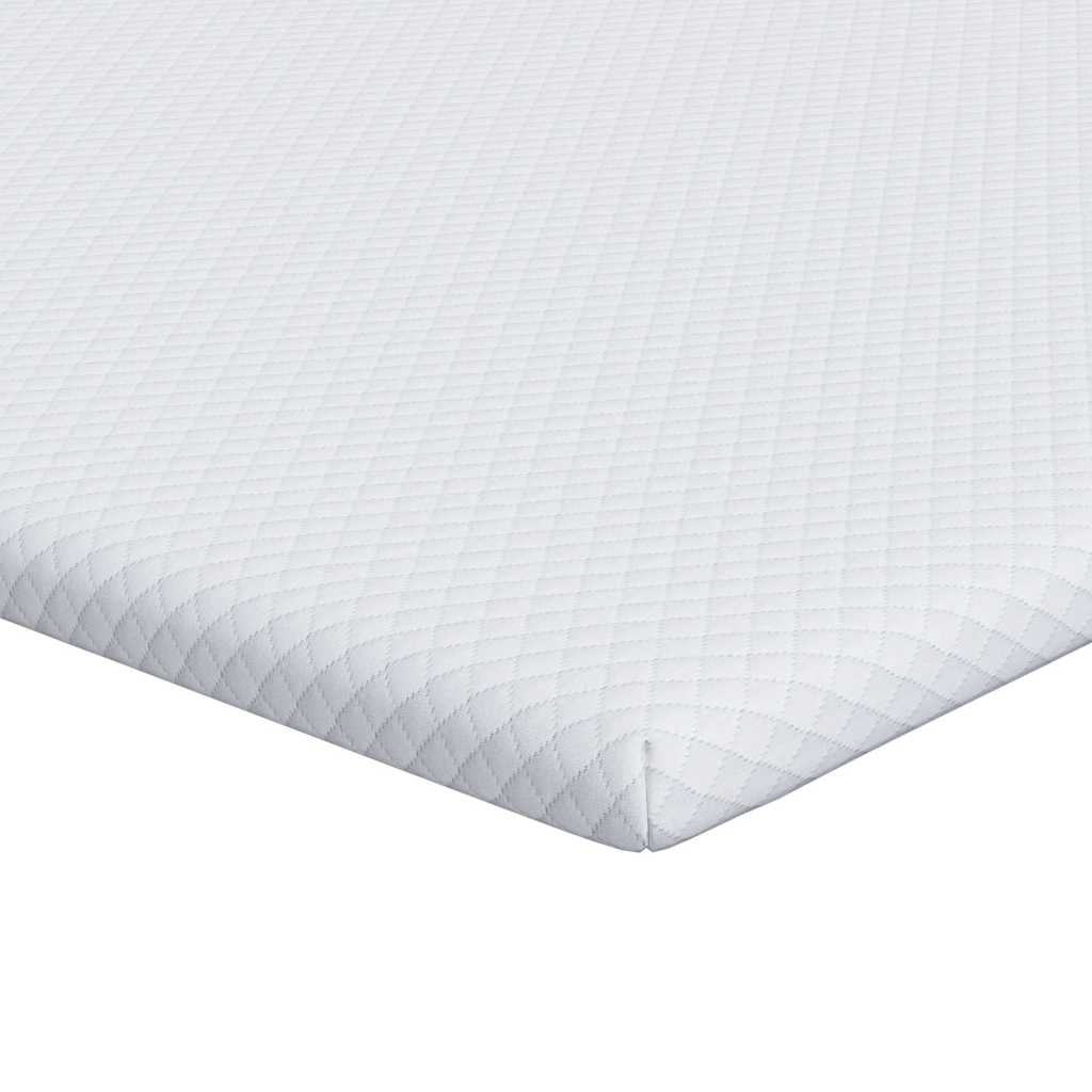 Topper per materasso Bianco 160 x 200 cm Tessuto Jacquard