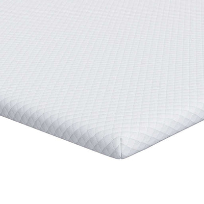 Topper per materasso Bianco 160 x 200 cm Tessuto Jacquard