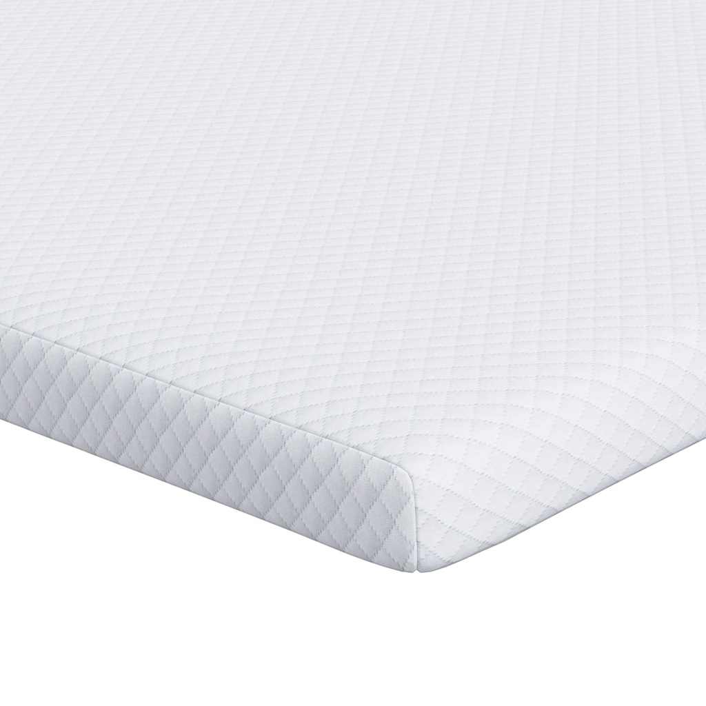 Topper per materasso Bianco 160 x 200 cm Tessuto Jacquard