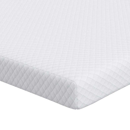Topper per materasso Bianco 160 x 200 cm Tessuto Jacquard
