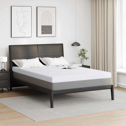 Topper per materasso Bianco 160 x 200 cm Tessuto Jacquard