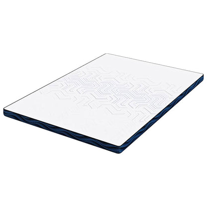 Topper per materasso Bianco 140 x 190 cm Tessuto Jacquard