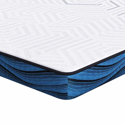 Topper per materasso Bianco 160 x 200 cm Tessuto Jacquard