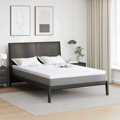 Topper per materasso Bianco 160 x 200 cm Tessuto Jacquard